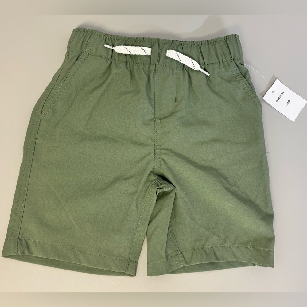 Eddie Bauer Kids Polyester Shorts 'Olive' - Size 5 (Boy's)